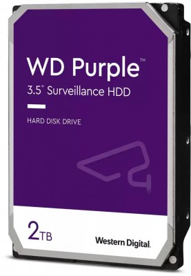 HDD 2TB, 5400rpm, WD Purple, 256M, SATA III (WD23PURZ)