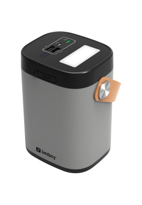 УМБ Sandberg 60000mAh 20W, 3A PD,QC3.0/VOOC, UPS mode, 2хUSB, Type-C OUT, ліхтарик 3W