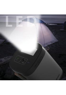 УМБ Sandberg 60000mAh 20W, 3A PD,QC3.0/VOOC, UPS mode, 2хUSB, Type-C OUT, ліхтарик 3W