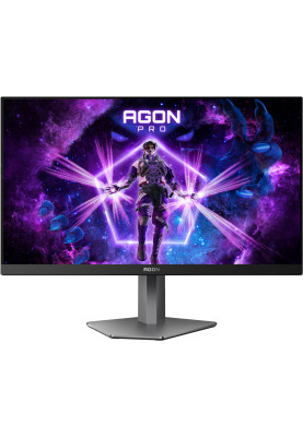 TFT 24.5" AOC AG256FS, Fast IPS, 390Гц, 2xHDMI, DP, USB-hub, HAS, Pivot, чорний