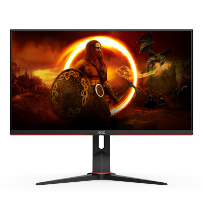 TFT 28" AOC U28G2XU/BK, IPS, UHD, 3мс. (GtG), HDMI x 2, DP x 2, USB x 4, HAS, Pivot,  колонки, чорни