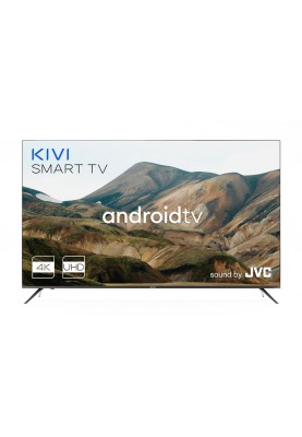 Телевізор 65 Kivi 65U740LB UHD/Smart/Android 9.0/T2/Kivi Media/JVC Sound/Frameless/Magic Motion/Black