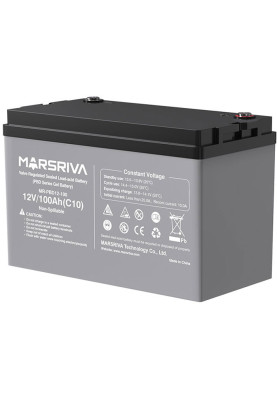 Акумуляторна батарея Marsriva 12V, 100A, AGM Gel battery