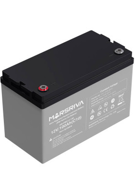 Акумуляторна батарея Marsriva 12V, 100A, AGM Gel battery