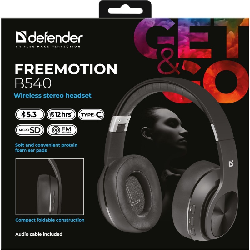 Навушники FreeMotion B540 Bluetooth Black