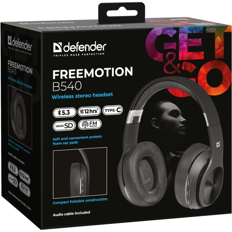 Навушники FreeMotion B540 Bluetooth Black