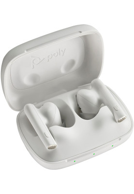 Навушники з мікрофоном Poly TWS Voyager Free 60 Earbuds + BT700C + BCHC White