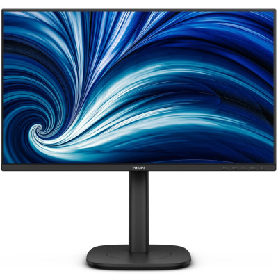 TFT 23.8" Philips 24B2N3200J, IPS, 120Гц, VGA, HDMI, DP, USB-hub, HAS, Pivot, колонки, чорний