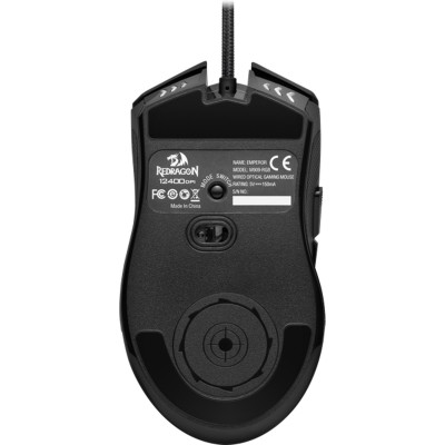 Мишка Redragon Emperor RGB, ігрова, 14400dpi., 8кн., чорна