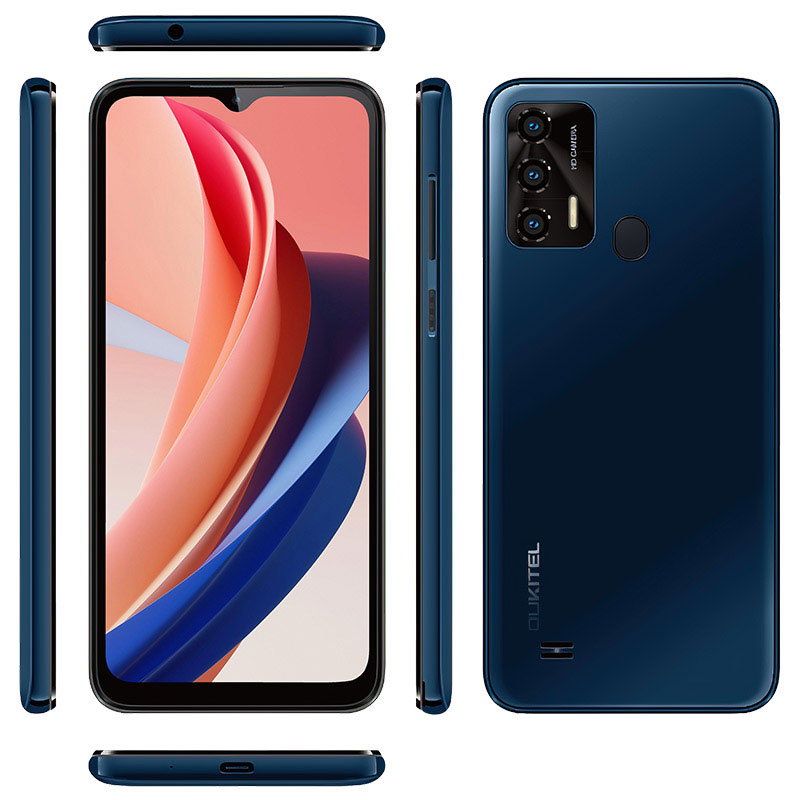 Смартфон Oukitel C31 Pro 6.5" HD+ /4GB/64GB/ MT6762 /5150mAh/ 13+5Мп / Deep Blue