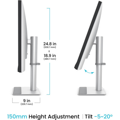 TFT 31.5" BenQ MA320UG, IPS, 4K, 120Hz, 2хHDMI, USB-C, HAS, Pivot, кол., сріблясто-сірий TFT 31.5" BenQ MA320UG, IPS, 4K, 120Hz, 2хHDMI, USB-C, HAS, Pivot, кол., сріблясто-сірий