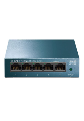Комутатор TP-Link LiteWave LS105G 5xGE некерований метал. корпус