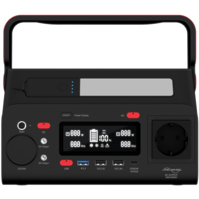 Зарядна станція Energizer 300Вт (293Вт/г) DC, Li-ion,MPPT, QI-10W, USB-C PD 60Вт