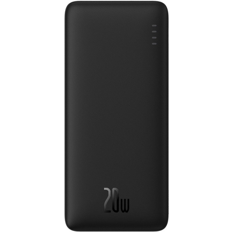 УМБ Baseus 30000mAh Airpow 20W PD,QC 3.0 USB-A, USB-C In/Out, Micro USB Black