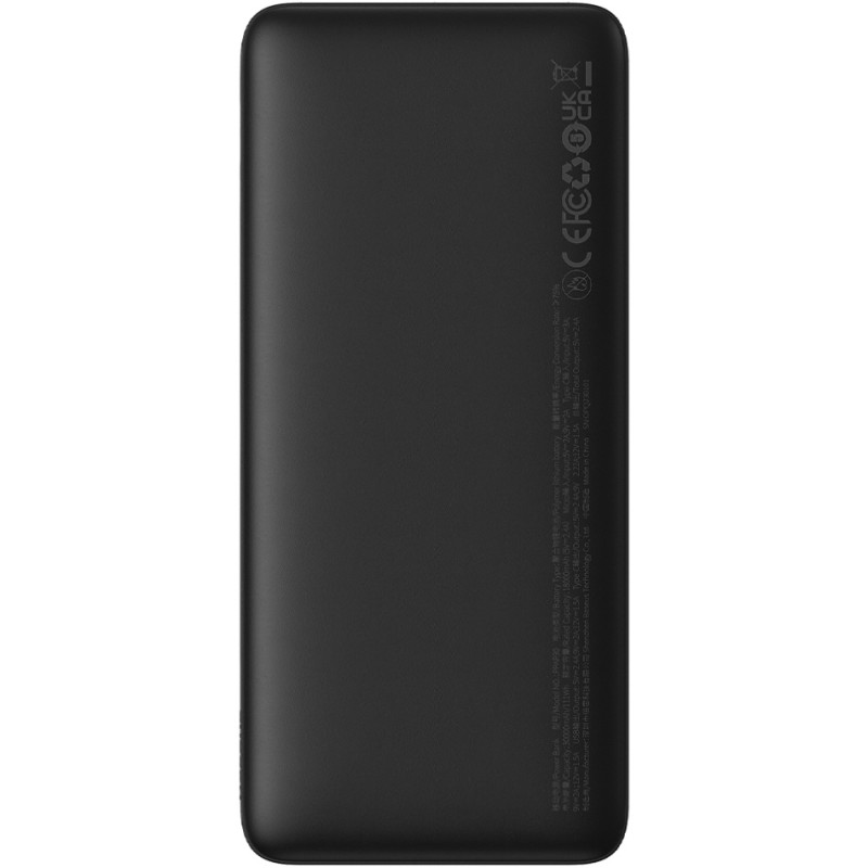 УМБ Baseus 30000mAh Airpow 20W PD,QC 3.0 USB-A, USB-C In/Out, Micro USB Black