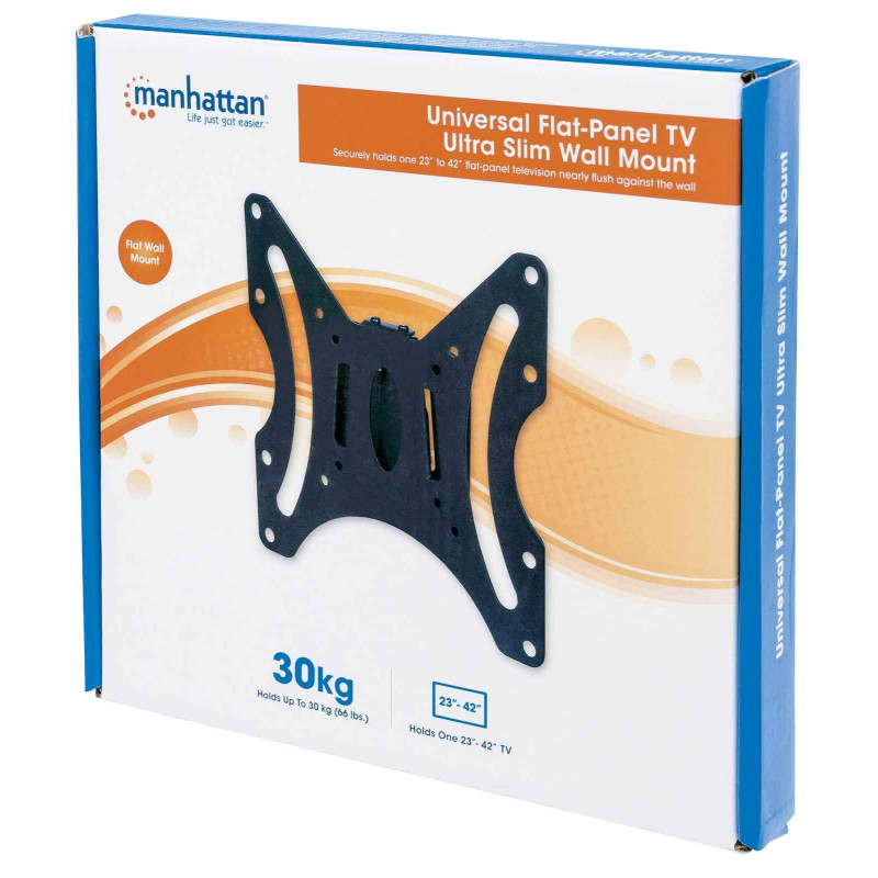 Кріплення настінне Manhattan MH TV 23" to 42", Ultra Slim Wall Mount, television, Steel
