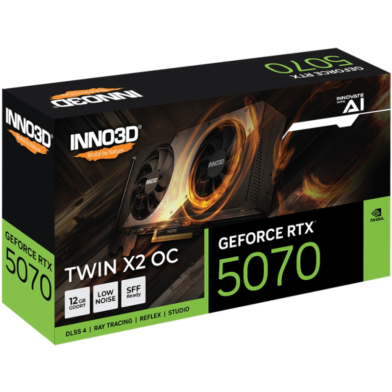 GeForce RTX5070 Inno3D TWIN X2 OC, 12GB GDDR7, 192bit, PCI Express 5.0