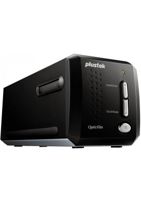 Сканер Plustek OpticFilm 8200i Ai (7200dpi,48bit,LED,Ai Studio 8,плівковий слайд-сканер,чорний)