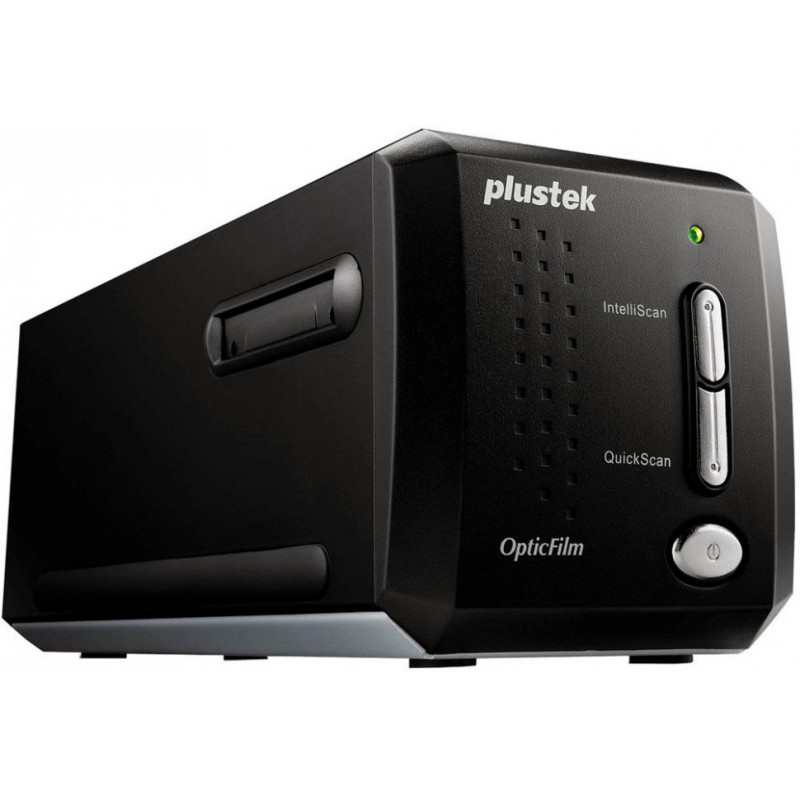 Сканер Plustek OpticFilm 8200i Ai (7200dpi,48bit,LED,Ai Studio 8,плівковий слайд-сканер,чорний)