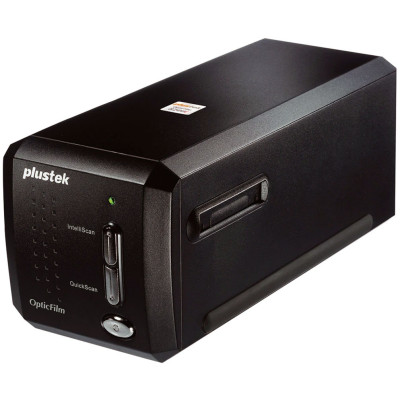Сканер Plustek OpticFilm 8200i Ai (7200dpi,48bit,LED,Ai Studio 8,плівковий слайд-сканер,чорний)
