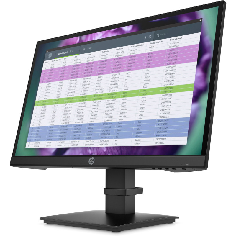 Монітор TFT 21.5" HP P22 G4 FHD IPS ,VGA, DP, HDMI, темно сірий