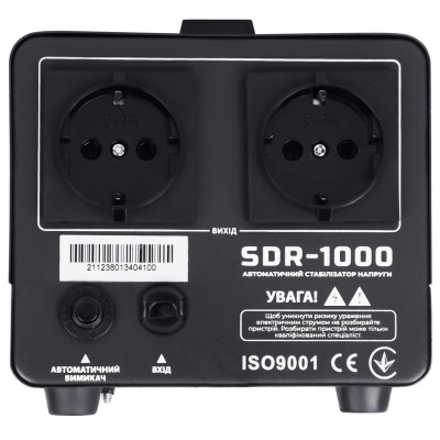 Стабілізатор напруги Gemix SDR-1000, 1000ВА/700 Вт, Ступінчастий
