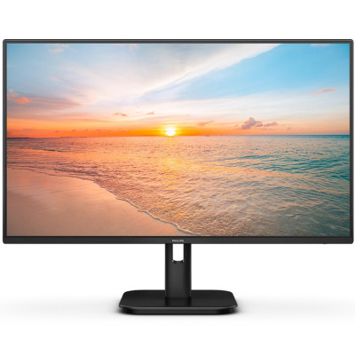 TFT 23.8" Philips 24E1N1200A, IPS, 120hz, VGA, HDMI, DP, колонки, чорний