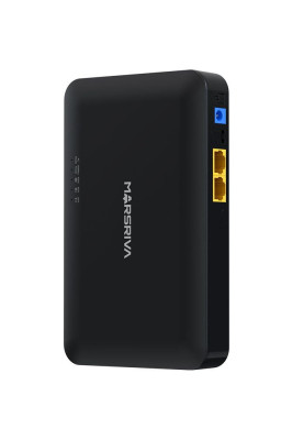ДБЖ Marsriva DC UPS для роутерів KP2Ultra 240VAC 2xDC+PoE24V1A+USB OUT, 2x5V/9V/12V2.5A 30W 16000mAh