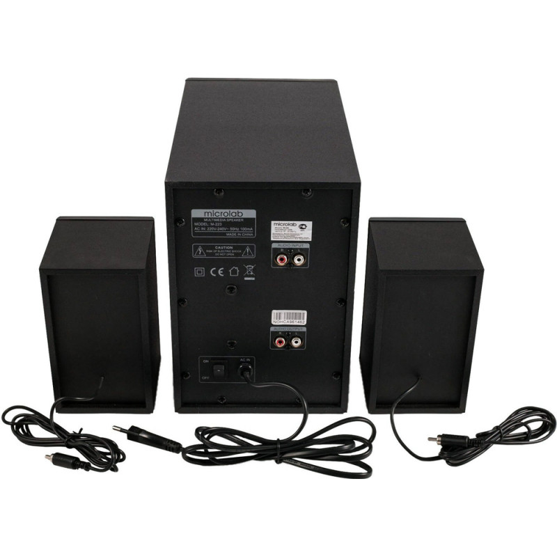 Акустична система 2.1 Microlab M-223, чорна