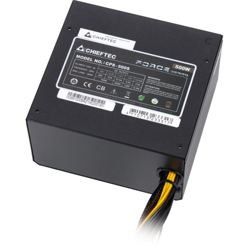 Блок Живлення 750W Chiefteс FORCE CPS-750S, 120 mm, >85%, Retail Box