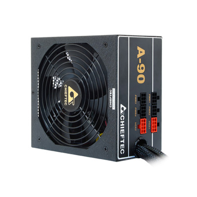 БЖ 750W Chieftec A-90 GDP-750C, 140 mm, >90%, Modular, Retail Box