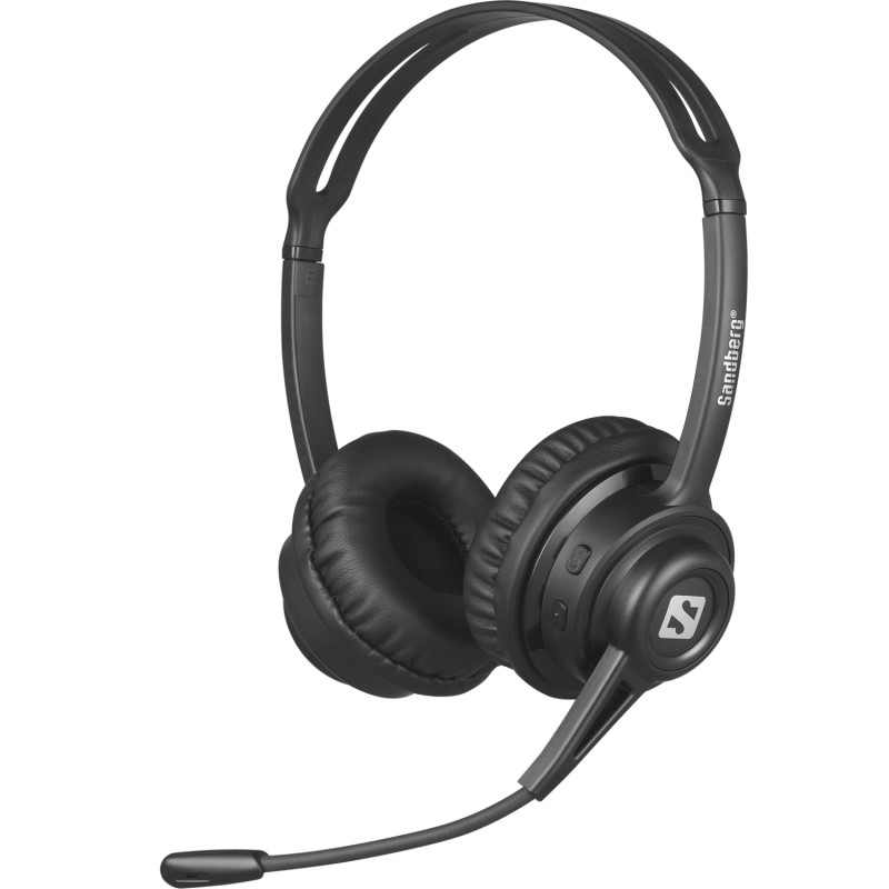Гарнітура Sandberg Wireless Headset ANC+ENC, Bluetooth, Black