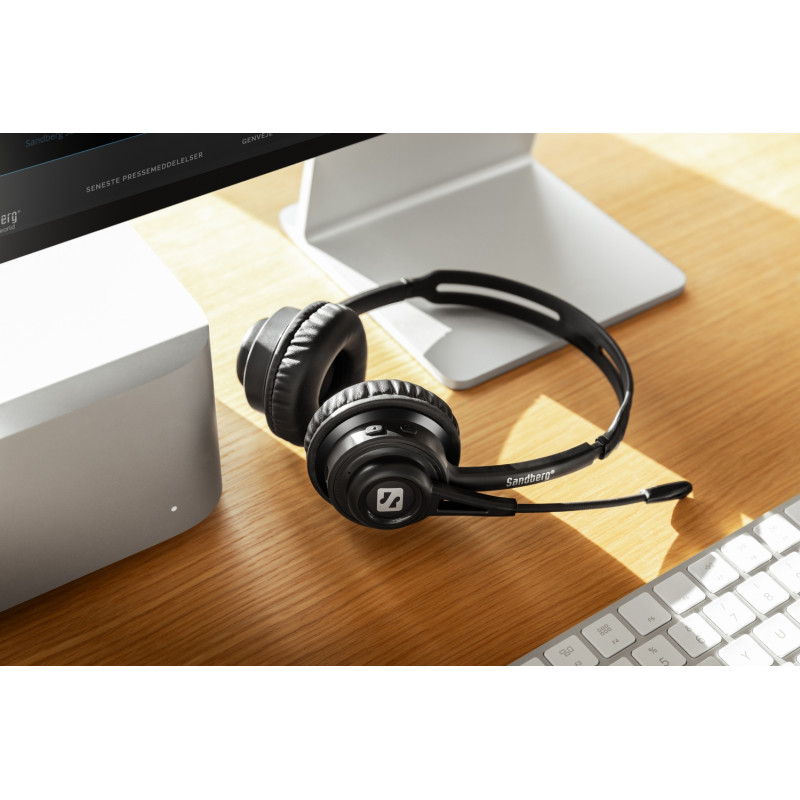 Гарнітура Sandberg Wireless Headset ANC+ENC, Bluetooth, Black