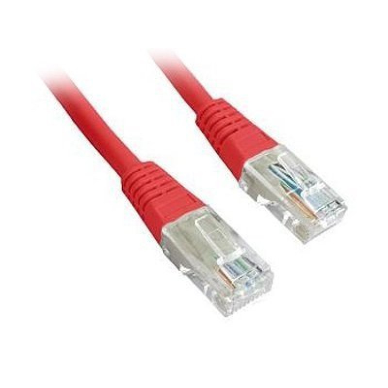 Патчкорд UTP Cat.5e ( 0.5м червоний ), Cablexpert