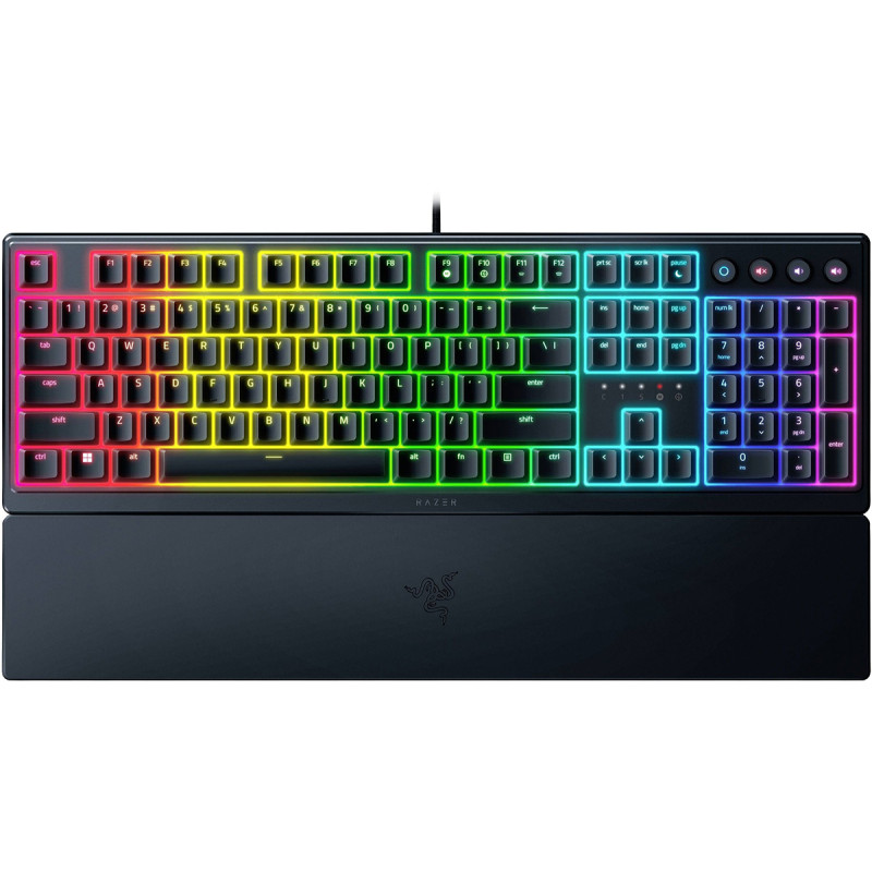 Клавіатура ігрова Razer Ornata V3, RGB, black
