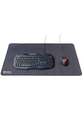 Ігрова поверхня Sandberg Gamer Desk Pad XXXL Black 900x450x4мм