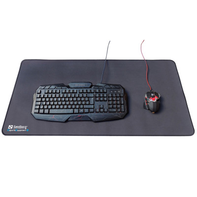 Ігрова поверхня Sandberg Gamer Desk Pad XXXL Black 900x450x4мм