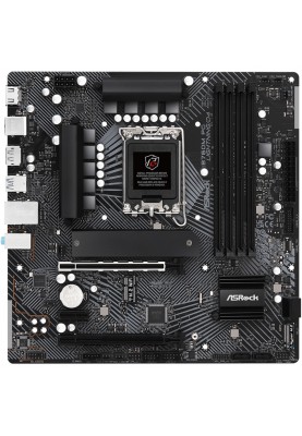 ASRock B760M PG LIGHTNING/D4 (1700/B760, 4*DDR4, 2xPCIex16, 4xSATAІІІ, 3xM.2, GLan, 7.1ch, mATX)