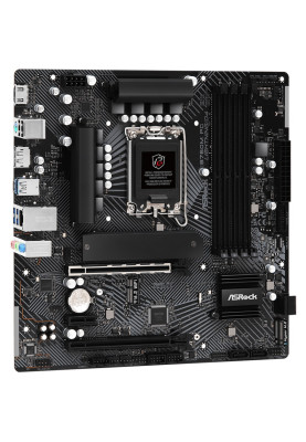 ASRock B760M PG LIGHTNING/D4 (1700/B760, 4*DDR4, 2xPCIex16, 4xSATAІІІ, 3xM.2, GLan, 7.1ch, mATX)