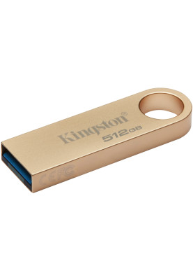 USB Flash Kingston 512B USB 3.2 G3 SE9, Metal/Gold, Retail