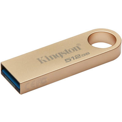 USB Flash Kingston 512B USB 3.2 G3 SE9, Metal/Gold, Retail
