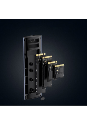 Зовнішня кишеня для SSD M.2 (NVME) M-KEY UGREEN 3.1 GEN2 CM400 сіра