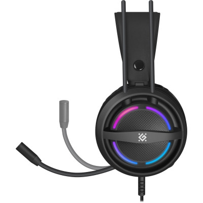 Ігрова гарнітура Defender Dexter RGB, кабель 2.2 м, чорна