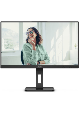 Монітор TFT 23.8" AOC 24P3CV, IPS, 75Hz, HDMI, DP,  USB-С, RJ-45, USB-hub, HAS, Pivot, колонки, чорний