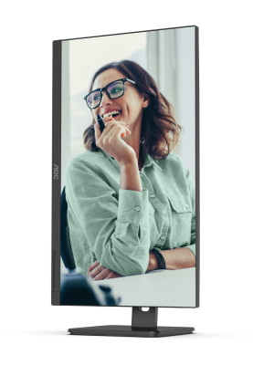 Монітор TFT 23.8" AOC 24P3CV, IPS, 75Hz, HDMI, DP,  USB-С, RJ-45, USB-hub, HAS, Pivot, колонки, чорний