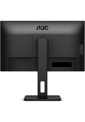Монітор TFT 23.8" AOC 24P3CV, IPS, 75Hz, HDMI, DP,  USB-С, RJ-45, USB-hub, HAS, Pivot, колонки, чорний