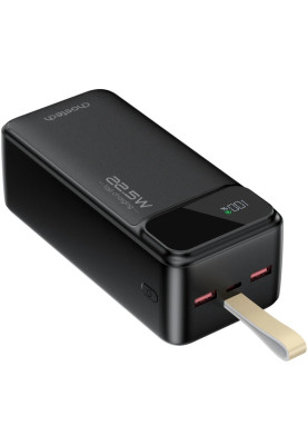 УМБ Choetech 40000mAh, 22,5W PD QC3.0, USB-C In/out, 2xUSB-A Li-pol чорна