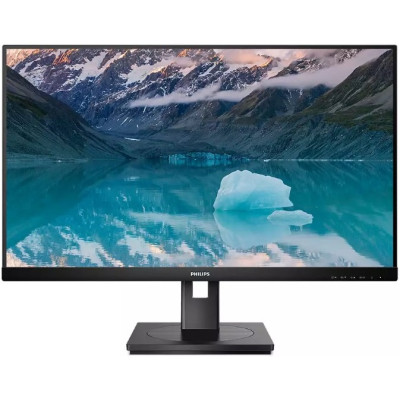 Монітор TFT 23.8" Philips 242S9JML, FHD, VA, 75Гц, D-Sub, DVI-D, HDMI, DP, USB-hub, HAS, Pivot, колонки, чорний