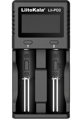 Зарядний пристрій LiitoKala Lii-PD2, 2x(LiOn/LiFePO4/NiMH/NiCd), display
