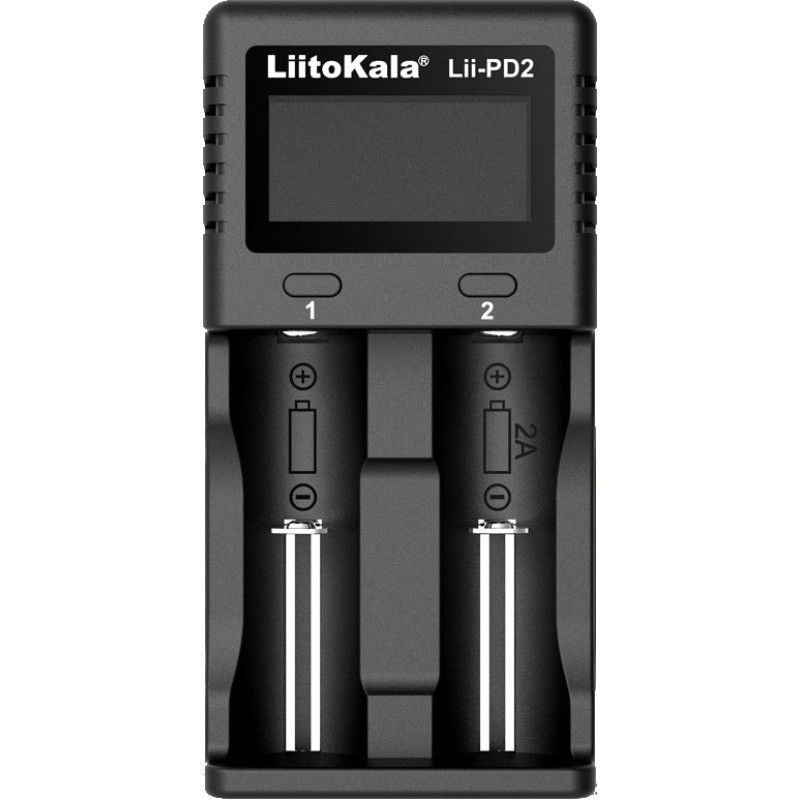 Зарядний пристрій LiitoKala Lii-PD2, 2x(LiOn/LiFePO4/NiMH/NiCd), display